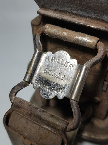 Antiguo Farol Bicicleta Miller Birmingham Mag 58121