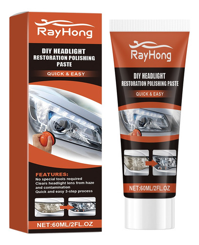 Faros Delanteros Para Automóviles, Agrietados, 60 Ml, Renova