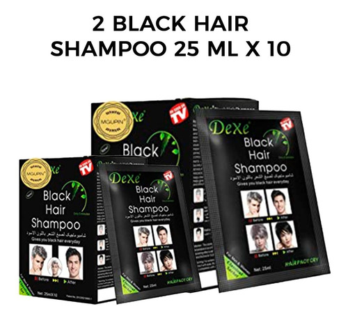 2 Black Hair Shampoo  25ml X 20