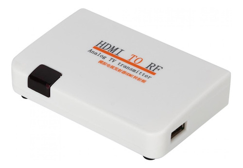 Adaptador De Hdmi A Rf Coaxial Conversor Caja De Soporte 480