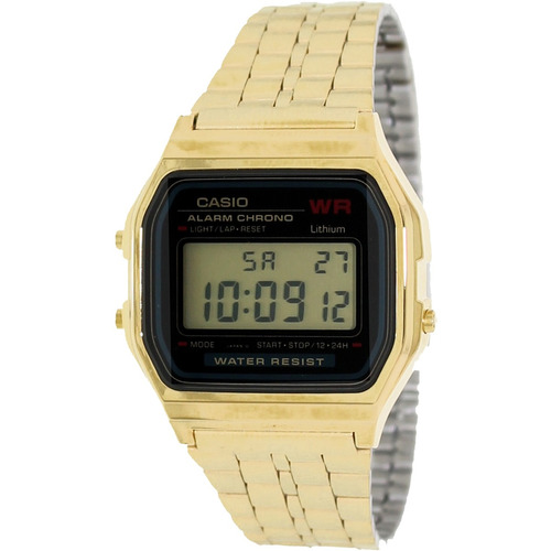 Reloj Casio Para Hombre A159wgea-1Digital Dorado 