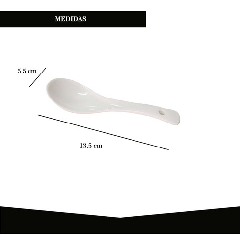 Cuchara De Porcelana