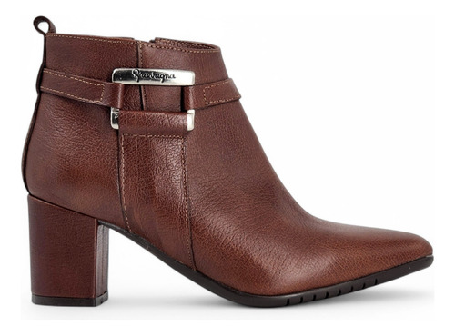 Botas Moda Gravagna Botinetas 1620-25 Cuero Marrón Oxido