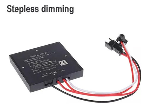 2 Pzs Apagador Touch Interruptor Dimmer Led Espejos Vidrio