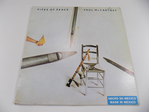 Paul Mccartney La Pipa De La Paz Lp México Pop Rock Inserto