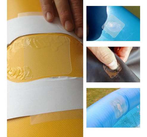 20 Piezas De Parche Transparente Para Reparar Colchas .