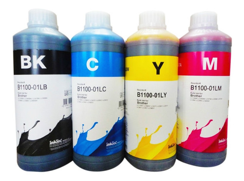 Kit 4 Litros De Tinta Universal - Hp Epson Brother Canon