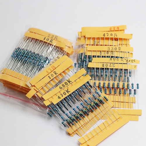 Pack Kit 300 Resistencia 1/4w 30 Valores Arduino 1/4w 10unid