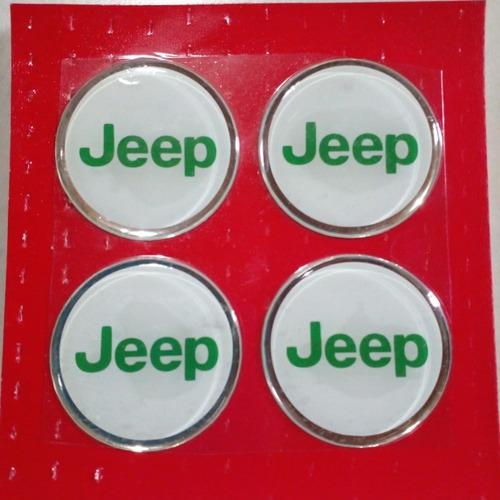 Centro Llanta Resinado Blister X 4 Unidades Jeep Diam 49 