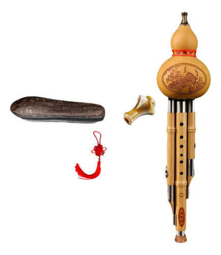 Wpd Hulusi De Bambú, Flauta De Cucurbitáceas De Calabaza,