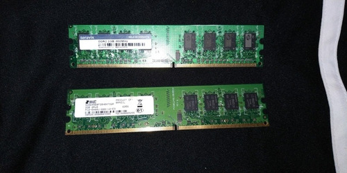 Memórias Ddr2 2gb Uma Smart E Outra Terravix 800mhz