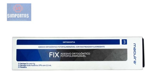 Adhesivo Para Ortodoncia Fix + Acido Gel  Maquira Calidad