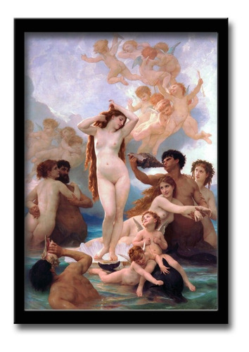 Cuadro Poster El Nacimiento De Venus Tela Lienzo Canvas