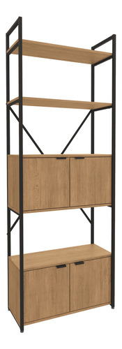 Estantería Industrial Atma Li018-frprf 4 Niveles Con Puertas