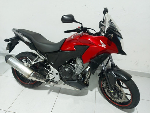 Imagem 2 de 11 de Honda Cb 500 X Abs Vermelha 2015