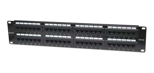 Panel De Parcheo Intellinet 513579 Cat 5e 48 Puertos Utp 2u