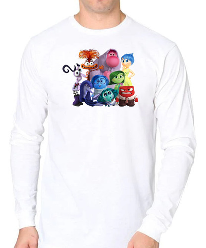 Camiseta Polar Manga Larga Polera Niñas 2 Unicornios Kawaii
