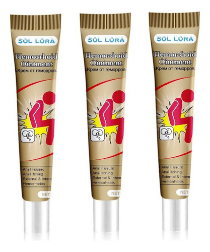 Crema Corporal Unisex For Adultos, 3 Unidades, 20 G/0,7 Oz