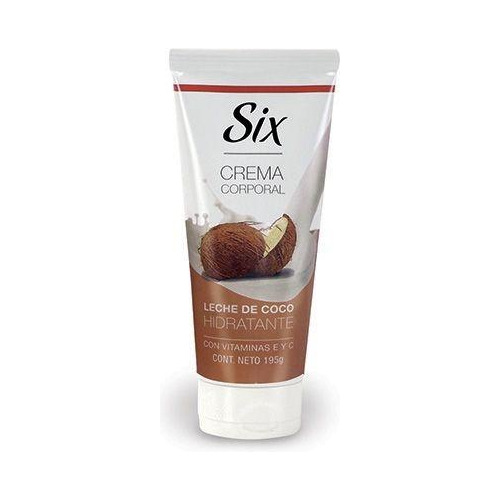 Crema Corporal Six Leche De Coco 195gr