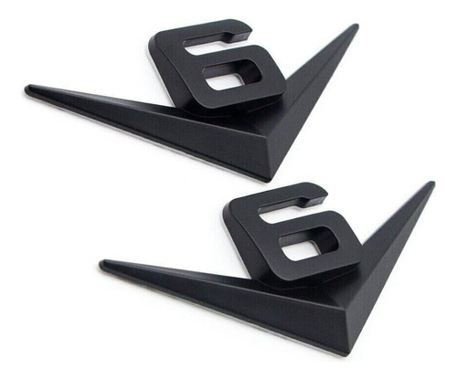 Emblema De Metal Con Motor V6 V6, Emblema V6, Maletero, Puer