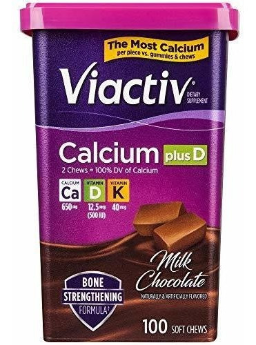 Viactiv Calcium +vitamin D3 Supplement Soft Chews, Milk Cho
