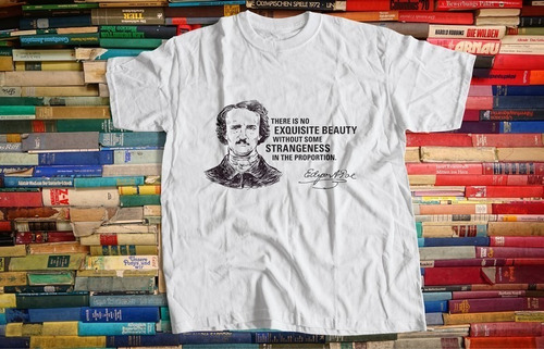 Remera Edgar Allan Poe (dama/unisex)