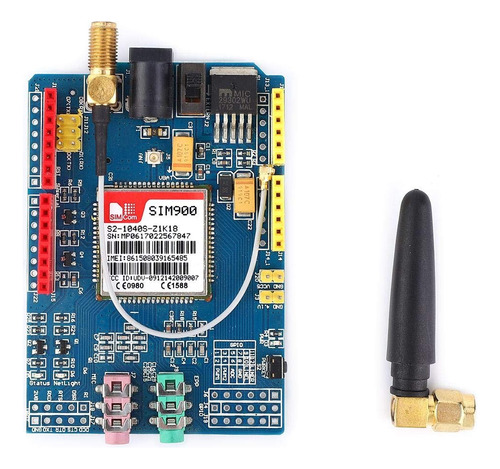 Gsm Shield Celular Gprs Simcom Sim900 Antena Ptec