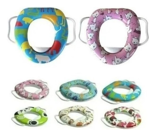 Tapa Para Wc Suave Y Acolchado Con Asas Para Niños Niñas