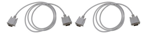 2 Cables Adaptadores/vídeo Vga Db15 Macho A Rs232 Db9 Pines