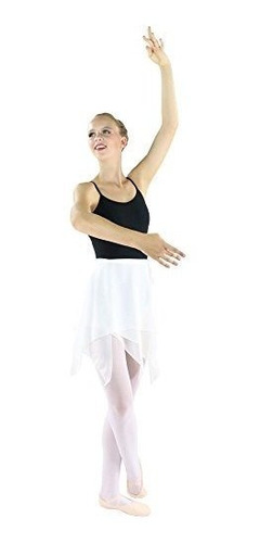 Falda Asimétrica Danza Ballet Mujer