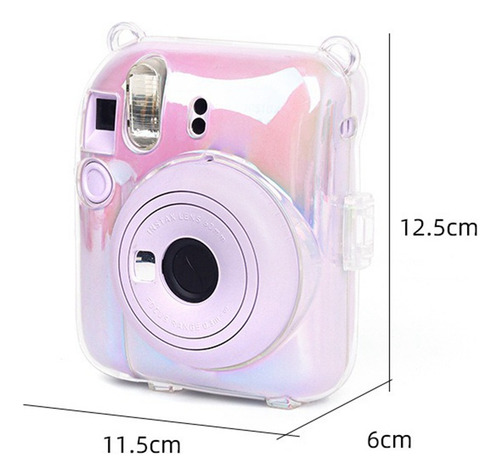 Funda Transparente Instax Mini 12 Funda Protectora Cámara 30