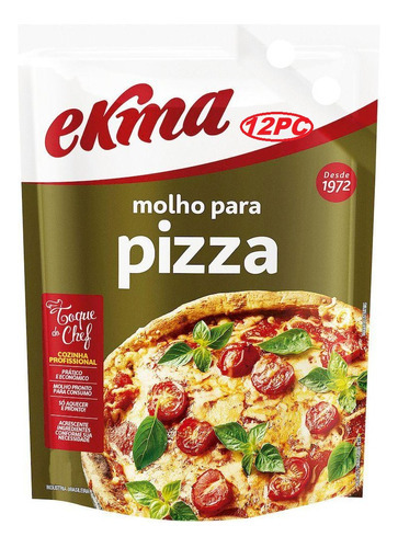 Kit C/6 Molho De Tomate Pizza 1,7kg - Ekma