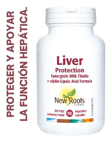 New Roots Liver Protection Extracto De Cardo Mariano Hígado Sabor Sin Sabor