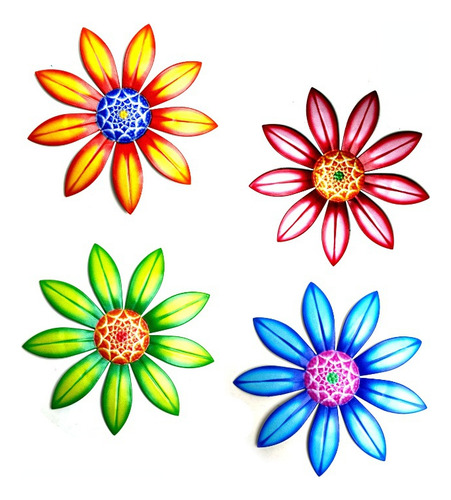 Decoración De Pared Con Flores De Metal Para Colgar En La Pa