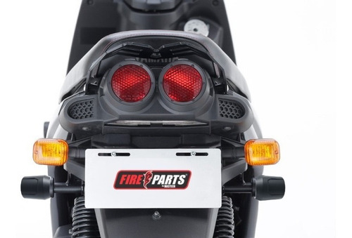 Imagen 2 de 2 de Slider Trasero Yamaha Bws 125 Aluminio Negro Fire Parts