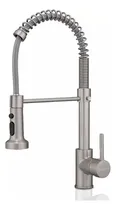 Comprar Weluvfit Grifo Mezclador Cocina Monomando Fregadero Llave, Grifo Mezclador De Fregadero De Cocina Giratorio 360°, Acero Inoxidable Cepillado