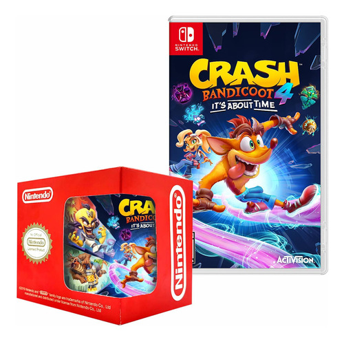 Crash Bandicoot 4 It's About Time Nintendo Switch Y Taza 1