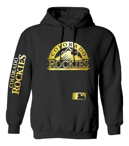 Sudadera Mod Mlb Colorado Rockies Edición Gold