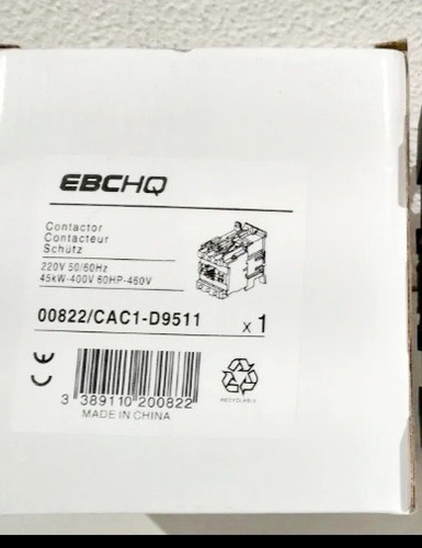Contactor 95amp Bobina 220vac