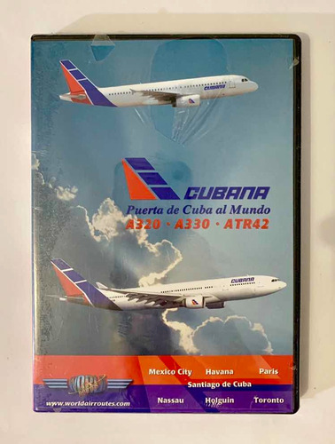 Dvd Cubana Puerta De Cuba Al Mundo A320 / A330 / Atr 42