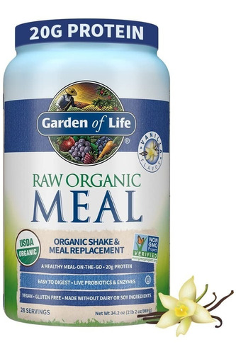 Garden Of Life Raw Organic Meal P/ Batidos Vegano 969gr