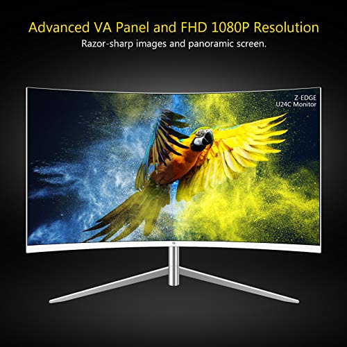 Monitor Para Juegos Curvo Z-edge U24c Full Hd 1080p 75hz