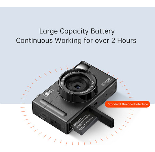 Cámara Digital Compacta Andoer 1080p Y Videocámara De 48 Meg