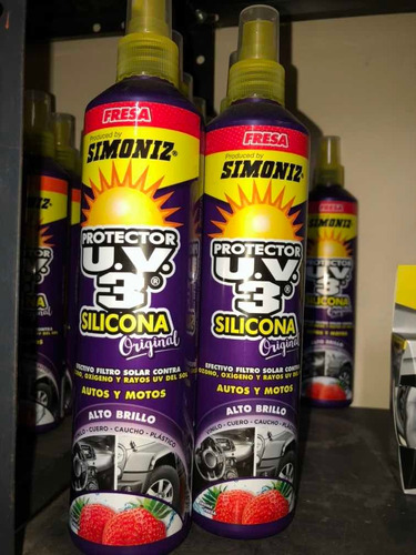 Silicona Uv3 Abrillantador Automóviles Partes Plásticas