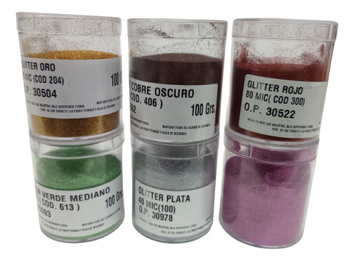 Emulsión Para Glitter X 1 Kg + Glitter X 100 Gr (serigrafia)