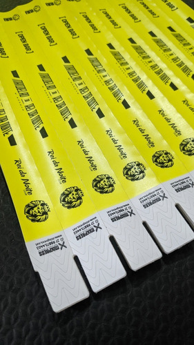 Imagem 2 de 4 de Pulseira Identificação Nylon Impressão Premium . 200 Unids