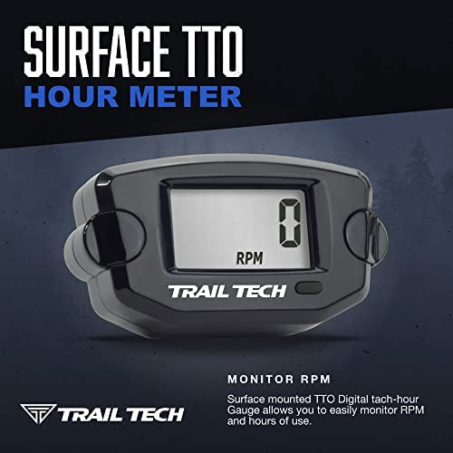 Trail Tech 742-a00 Tto Tach Hour Gauge Meter Tacómetro De Mo