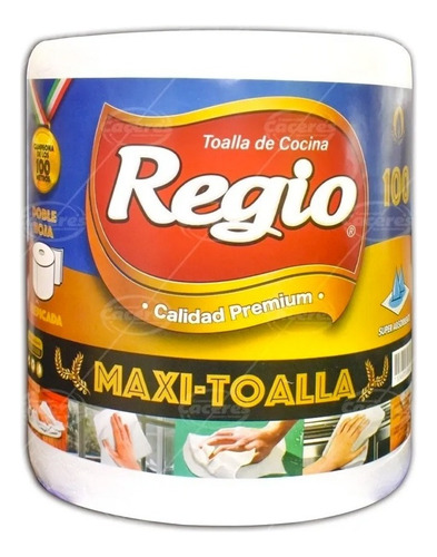 Toalla Maxi-regio Calidad Premium 100 Metros Doble Hoja