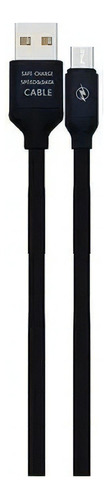 Cable cargador Lightning USB Otg para iPhone 5 A 12 Plus de color negro