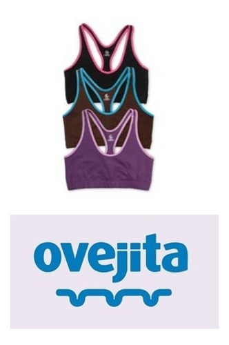 Top Deportivo De Dama Ovejita Brassier Sujetador Fitness